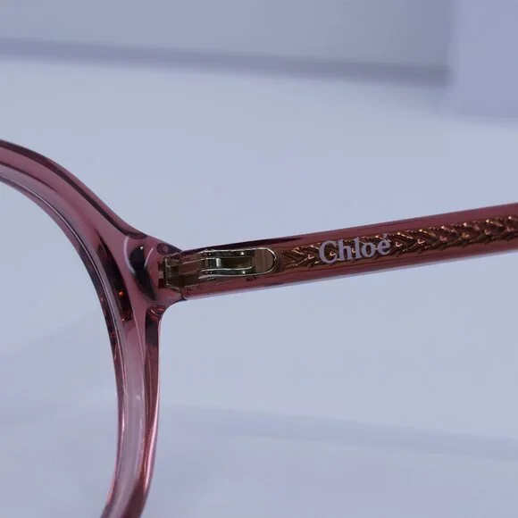 Final Price! Chloe CH0012O 006 Pink Eyeglasses 50mm - Picture 9 of 10